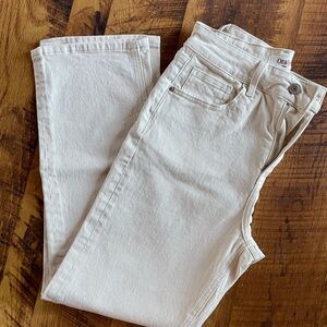 Oral Women's Straight Leg Cream Jeans